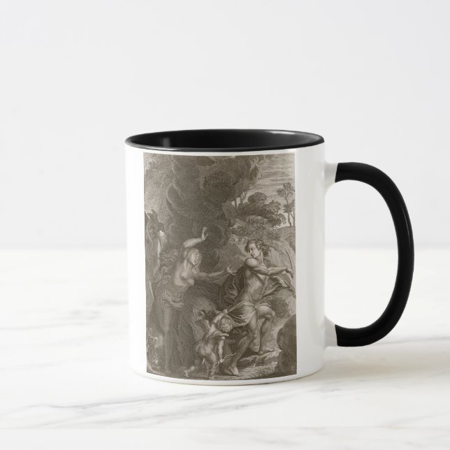 Caneca Orpheus, Eurídice de condução fora do inferno, (Direita)