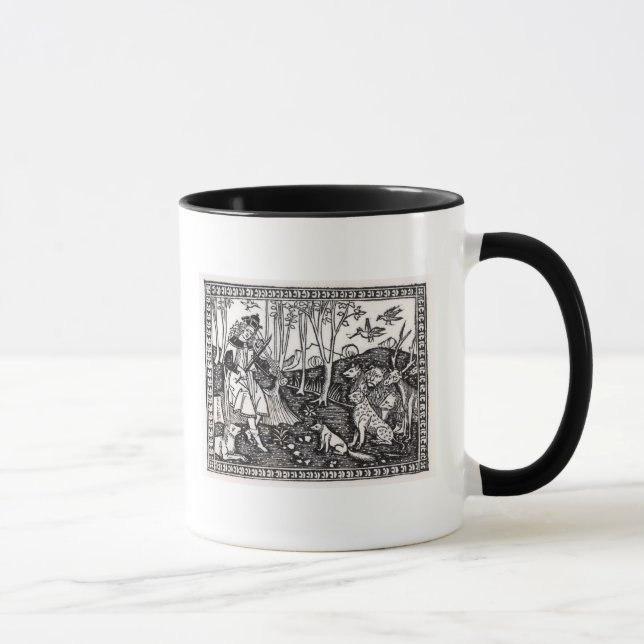 Caneca Orpheus que joga aos animais, 1500 (Direita)