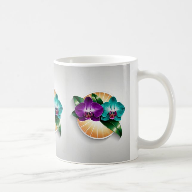 Caneca Orquídea Meia-Noite - Inspirada pela Ga Bot (Direita)