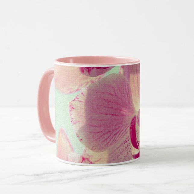 Caneca Orquídea Rosa (Frente Esquerda)