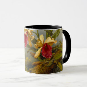 Caneca Orquídeas e Hummingbird