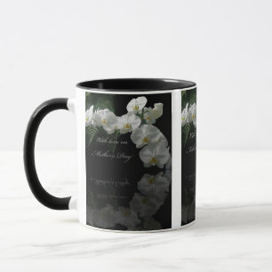 Caneca Orquídeas e Mug de Ferns dias de as mães