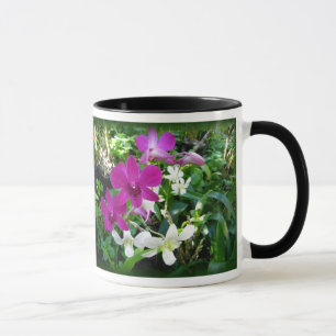 Caneca Orquídeas magenta