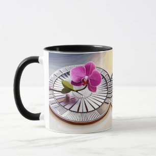 Caneca Orquídeas Rosa Expectativas em Prata