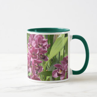 Caneca orquídeas roxas