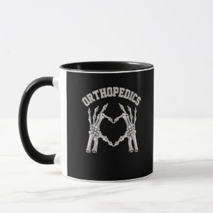 Caneca Ortopedia Esqueleto Enfermeira Ortográfica Mão Rn