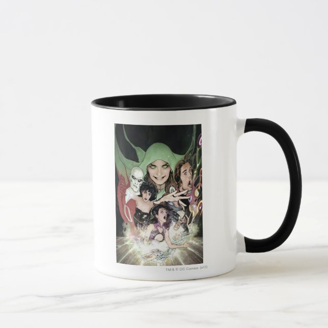 Caneca Os 52 novos - Liga da Justiça - Escuro #1 (Direita)