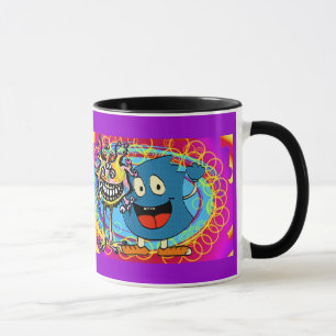 Caneca Os amigos de Freddy & de Boober agridem para