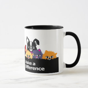 Caneca Os animais de estimação fazem uma diferença