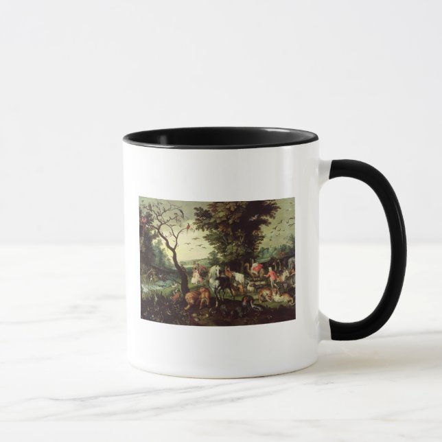 Caneca Os animais que entram na arca de Noah (Direita)