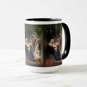 Caneca Os anjos de William Adolphe Bouguereau