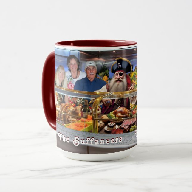 Caneca Os Buffaneers "Dave's Crew" em 22 em Lido Buffet (Frente Esquerda)