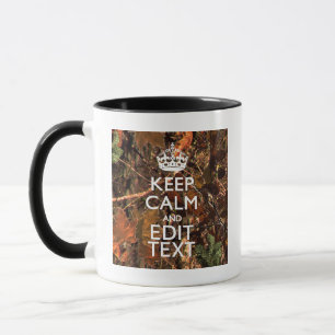 Caneca Os Caçadores Querem Camuflagem Mantenha Calmo O Te