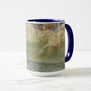 Caneca Os Cavalos de Netuno por Walter Crane