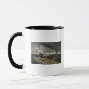 Caneca Os cavalos que tiram carros levantam um monte,