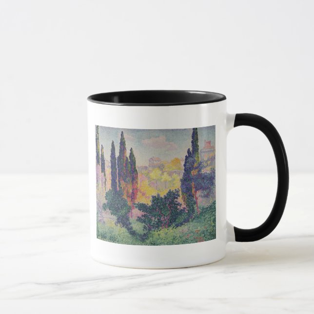 Caneca Os ciprestes em Cagnes, 1908 (Direita)