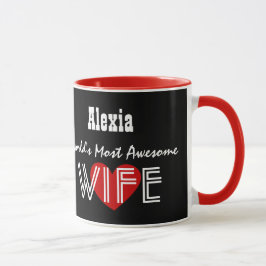 Caneca Os corações os mais impressionantes V03J4 da