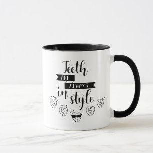 Caneca Os dentes estão sempre no estilo