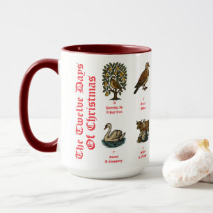 Caneca Os Doze Dias De Natal