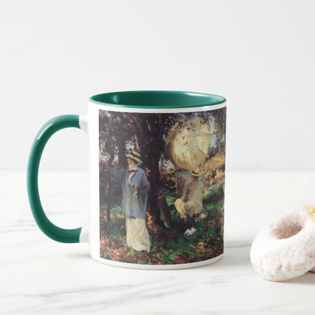 Caneca Os Esboços de John Singer Sargent (Com Donut)