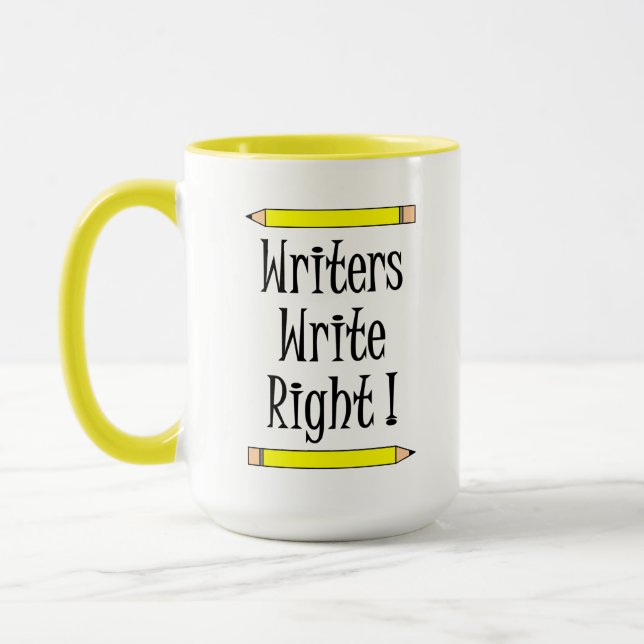 Caneca Os Escritores Escrevem Direito (Esquerda)