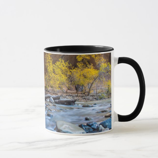 Caneca Os Estreitos do Rio Virgin no Outono (Direita)