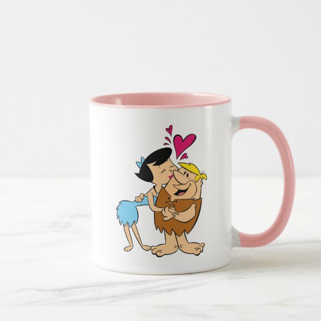 Caneca Os Flintstones | Betty Kissing Barney (Direita)