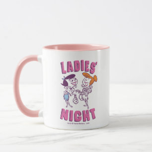 Caneca Os Flintstones   Betty & Wilma - Noite das Mulhere