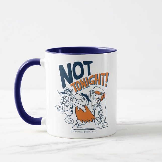 Caneca Os Flintstones | Esta Noite Não! (Esquerda)
