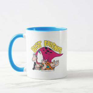 Caneca Os Flintstones   Fred & Dino - Melhores Amigos