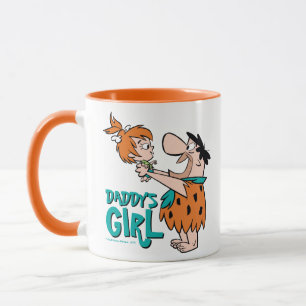Caneca Os Flintstones   Fred & Pebbles - Garota Pai