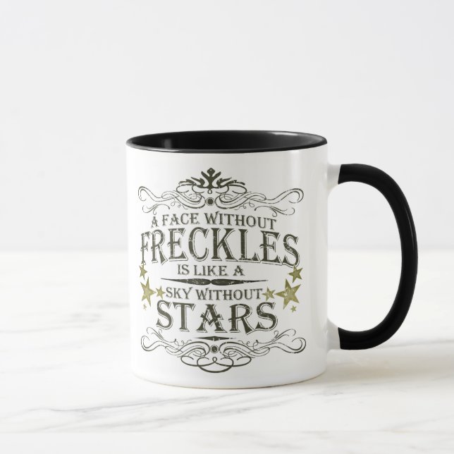 Caneca Os Freckles são bonitos (Direita)