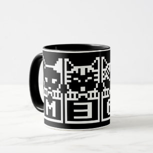 CANECA OS GATOS DE 8 BITS M30W