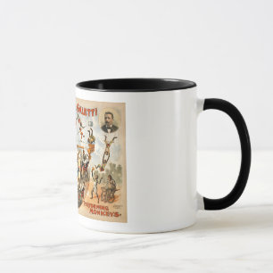 Caneca Os grandes macacos de execução 1892 do mundo