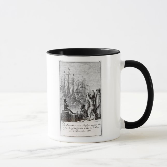 Caneca Os habitantes do lance de Boston (Direita)