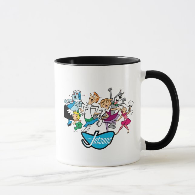 Caneca Os Jetsons | Mug do Partido da Dança da Família (Direita)