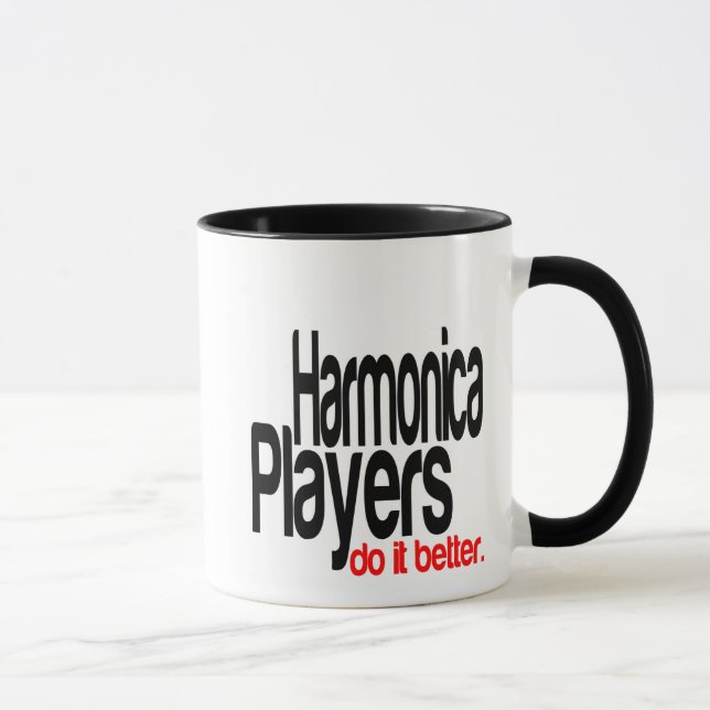 Caneca Os Jogadores Harmonicos Fazem Melhor Piada (Direita)