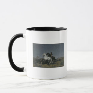 Caneca Os ladrões do cavalo, século XIX