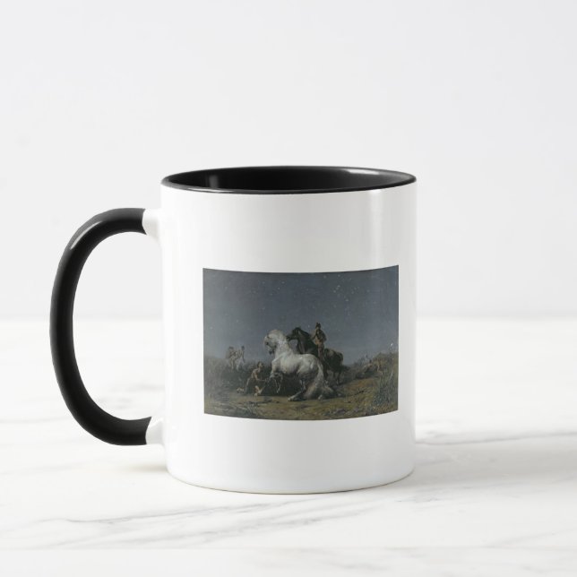 Caneca Os ladrões do cavalo, século XIX (Esquerda)