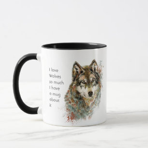 Caneca Os Lobos do Amor Cachorros São Tão Divertidos Que 