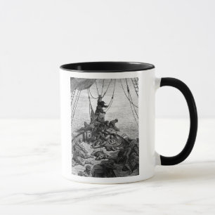 Caneca Os marinheiros becalmed e atormentado pela sede