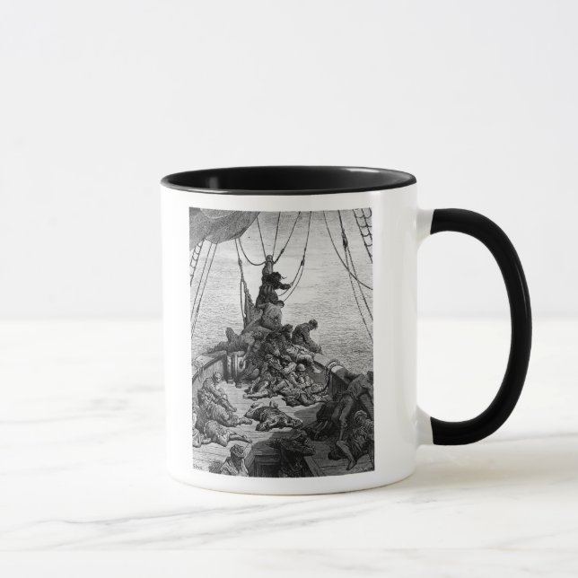 Caneca Os marinheiros becalmed e atormentado pela sede (Direita)