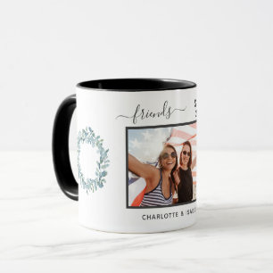 Caneca Os melhores amigos eucalyptus greenery nomes de fo