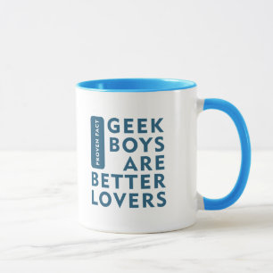 Caneca Os meninos do geek são melhores amantes