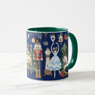 Caneca Os Natais vintages do Nutcracker