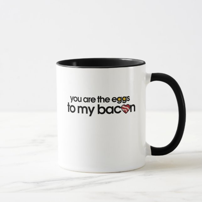 Caneca Os ovos para o meu Bacon (Direita)