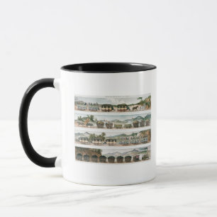 Caneca Os passageiros e transportam a primeira linha