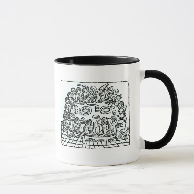 Caneca Os peregrinos de Canterbury (Direita)