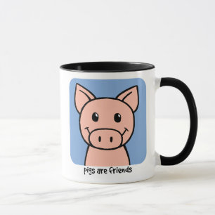 Caneca Os porcos são amigos
