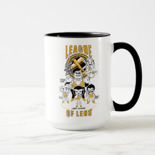 Caneca Os titã adolescentes vão! liga de   dos pés